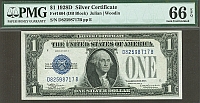 Fr.1604, 1928D $1 Silver Certificate, D82598717B, PMG-66 EPQ